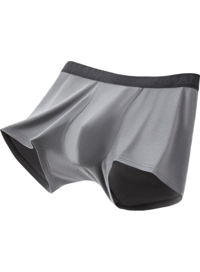 Liberal 7A Antibacterial Modal Boxer Briefs With Silk Crotch And Breathable Design - Image 3