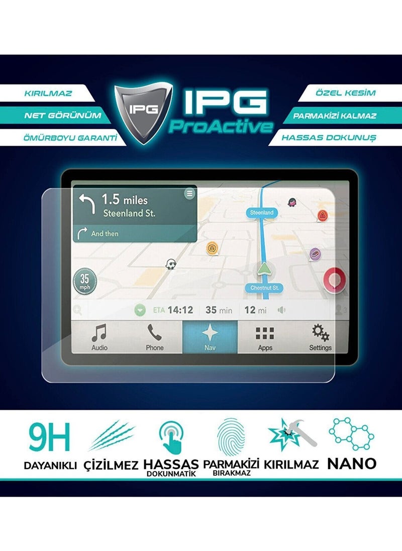 IPG Land Rover 2020-2022 Defender 90-110 10" Navigation + Panel (2 Pieces) Proactive Screen Protector  - Image 2