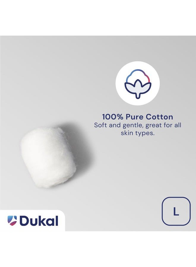 dukal 802 Cotton Balls, Non Sterile, Large (Pack of 2000) - Image 2