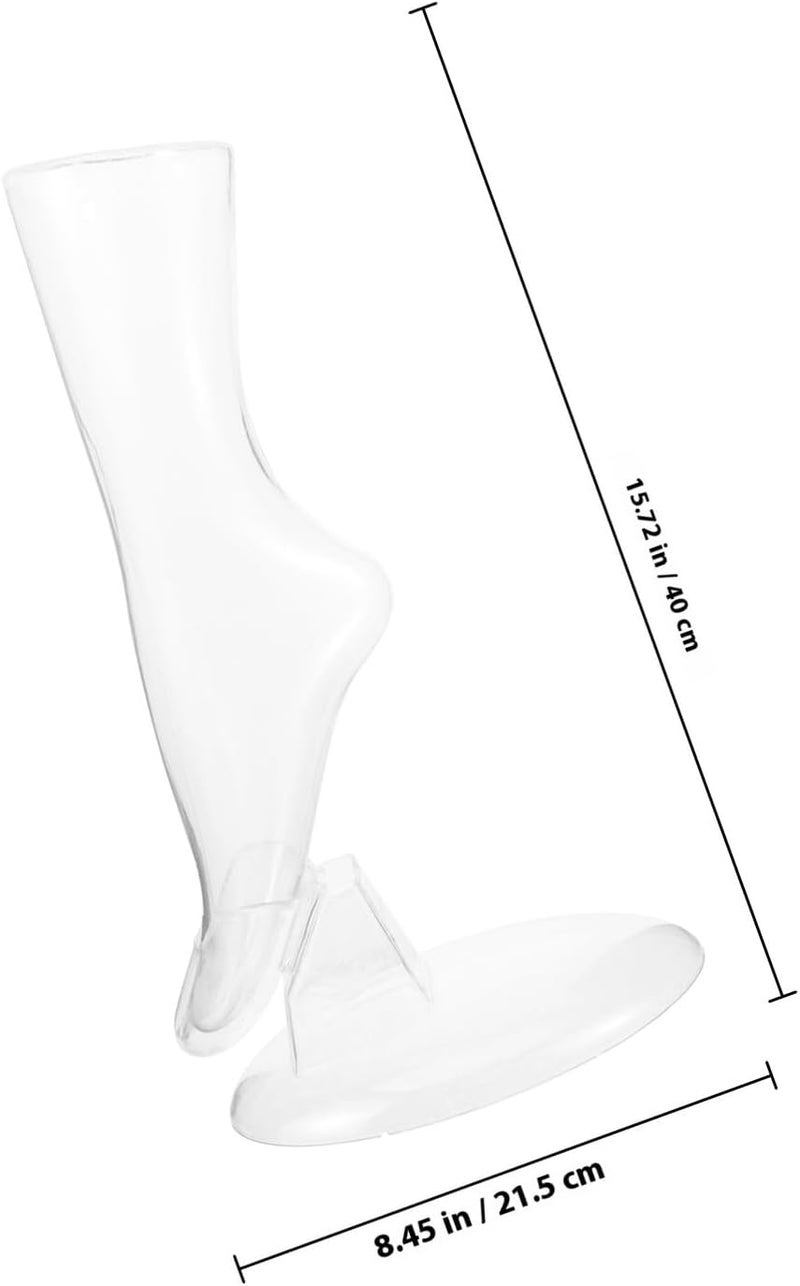 Female Mannequin Foot Display Base Sock and Stockings Model Foot Mold for Anklet and Sock Display for Retail and Home Use - Image 2