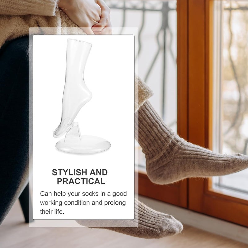 Female Mannequin Foot Display Base Sock and Stockings Model Foot Mold for Anklet and Sock Display for Retail and Home Use - Image 5