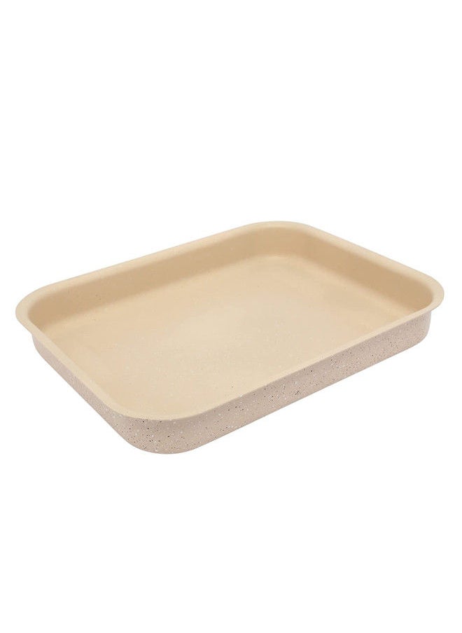 Trust Non-Stick Aluminum Rectangular Roasting Pan Beige  - Image 1