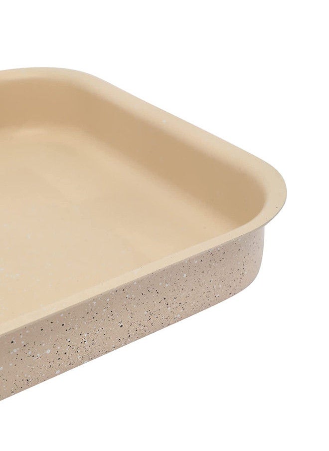 Trust Non-Stick Aluminum Rectangular Roasting Pan Beige  - Image 4