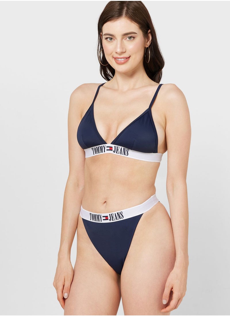 TOMMY JEANS - Logo Band Bikini Bottom - Image 1