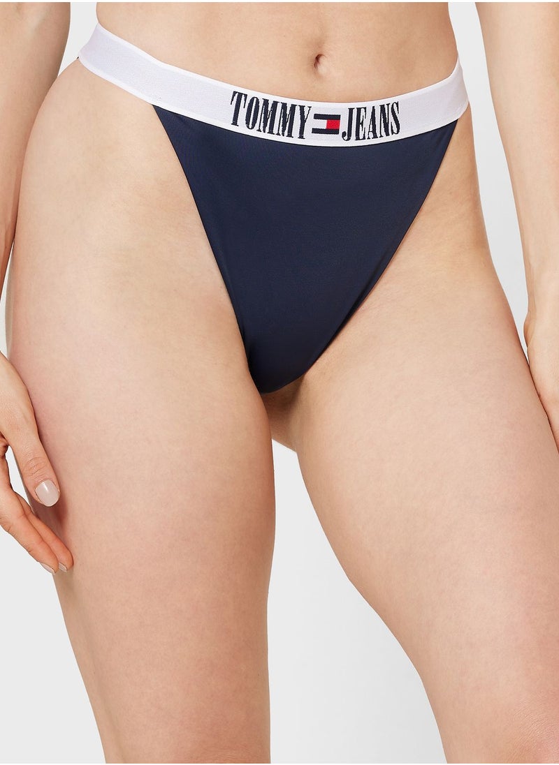 TOMMY JEANS - Logo Band Bikini Bottom - Image 1