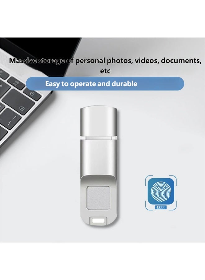 Fingerprint USB3.0 Flash Drive Accurate Identificaiotn Privacy Management Key USB Fingerprint Flash Drive - Image 4