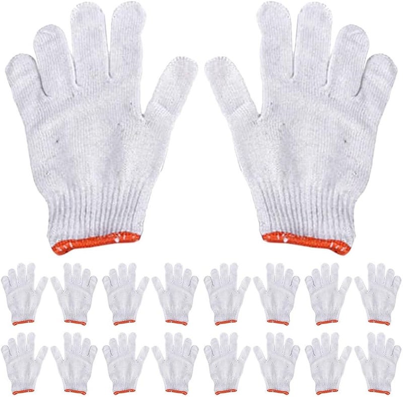 Healifty 30 Pairs Non Slip Work Gloves for Construction Mechanical Repair DIY Breathable Portable - Image 2