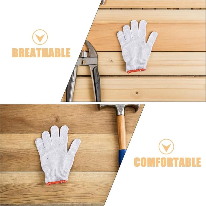 Healifty 30 Pairs Non Slip Work Gloves for Construction Mechanical Repair DIY Breathable Portable - Image 5