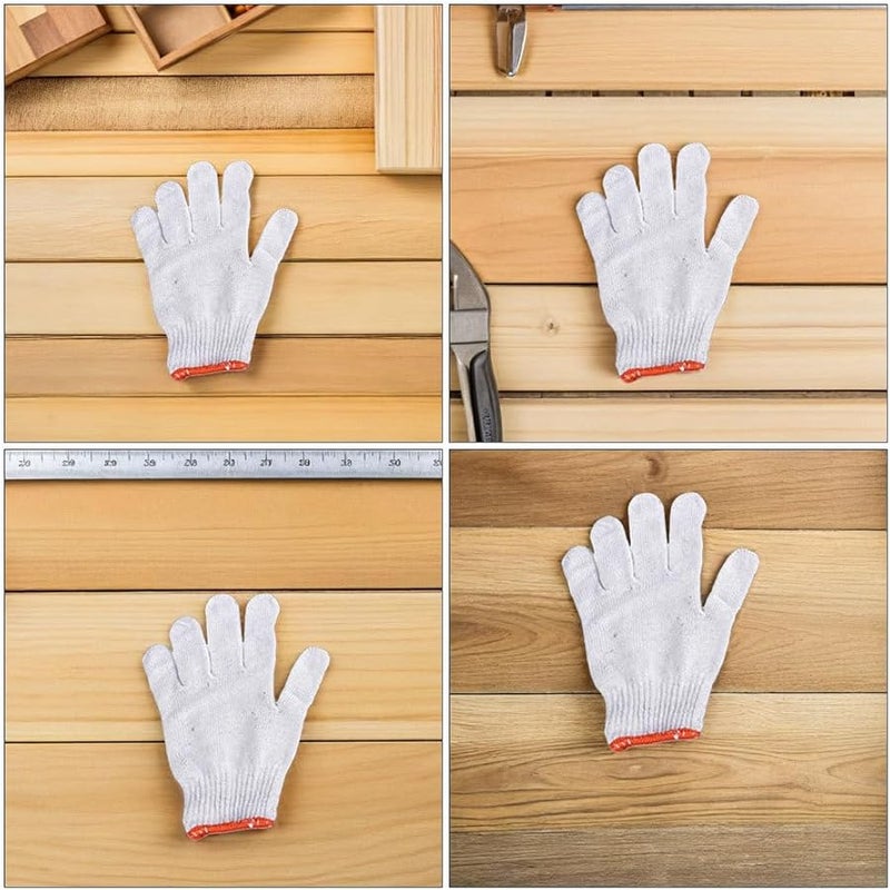 Healifty 30 Pairs Non Slip Work Gloves for Construction Mechanical Repair DIY Breathable Portable - Image 4