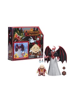 Dungeons & Dragons Dungeons & Dragons Cartoon Classics  6-Inch-Scale Dungeon Master & Venger 2-Pack Action Figures D&D 80S Cartoon Includes 2 Roleplay Dice From Exclusive D&D Dice Set  - Image 1