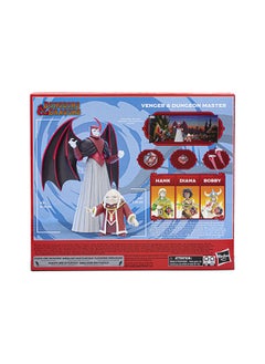 Dungeons & Dragons Dungeons & Dragons Cartoon Classics  6-Inch-Scale Dungeon Master & Venger 2-Pack Action Figures D&D 80S Cartoon Includes 2 Roleplay Dice From Exclusive D&D Dice Set  - Image 2
