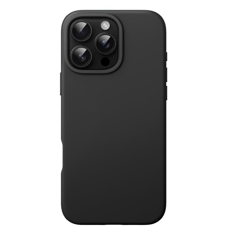JETech Liquid Silicone Case for iPhone 16 Pro 63Inch Silky Soft Touch FullBody Protective Phone Case AntiScratch Shockproof Cover with Microfiber Lining Black - Image 2