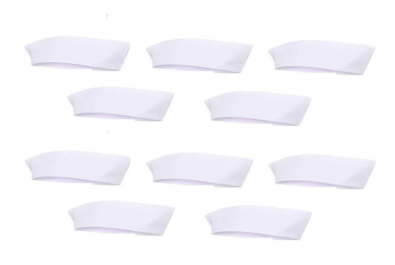 Kaku Fancy Dresses Polyester Nehru Cap White For Boys & Girls Independence Day/Republic Day Nehruji Cap - Pack Of 10 - Image 1