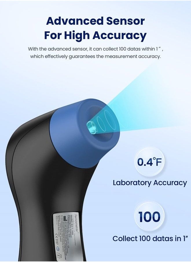 Femometer Thermometer for Adults, FSA Eligible, High Accuracy, No-Touch Digital Thermometer with Fever Alarm and Memory Function, Ideal for Babies, Kids, Home and Office Use  - Image 4