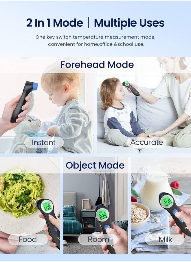 Femometer Thermometer for Adults, FSA Eligible, High Accuracy, No-Touch Digital Thermometer with Fever Alarm and Memory Function, Ideal for Babies, Kids, Home and Office Use  - Image 3