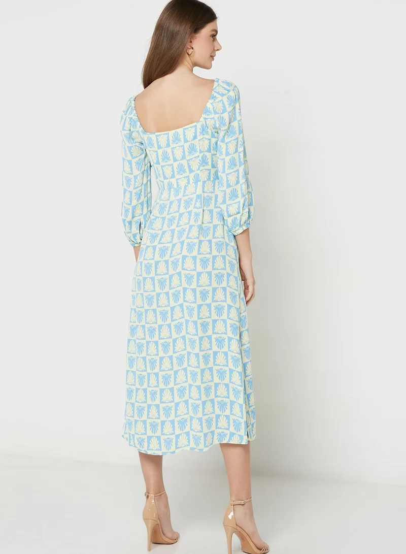 WHISTLES Shell Printed Dress