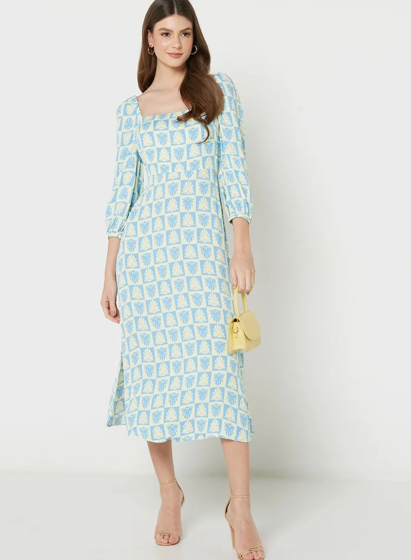 WHISTLES Shell Printed Dress