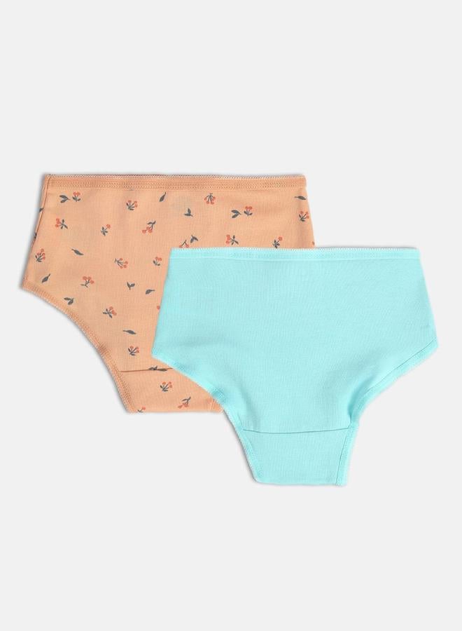 MINIKLUB Pack of 2 - Girls Cotton Knitted Briefs - Image 2