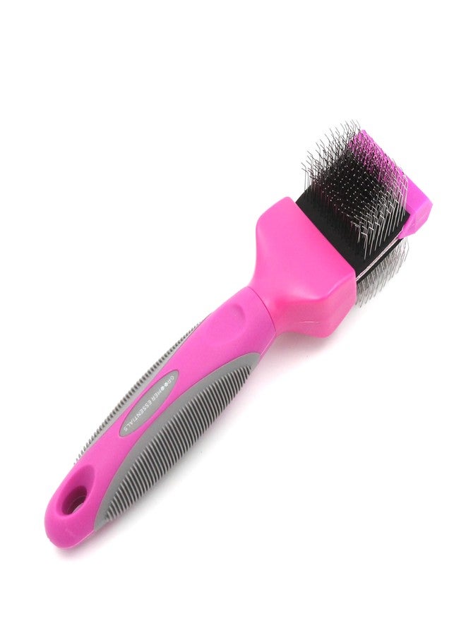 Groomer Essentials Flexible Slicker Brush - Single/Medium Firm - Image 1