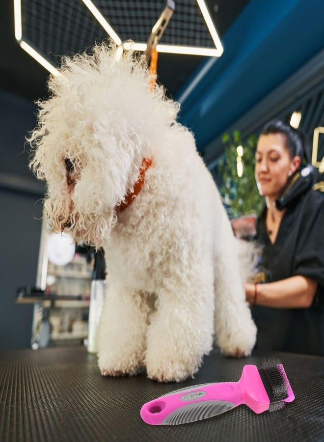 Groomer Essentials Flexible Slicker Brush - Single/Medium Firm - Image 3
