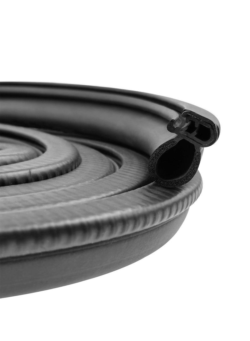 SYOSI Car  Rubber Seal, Automotive Door Rubber Seal Trim Seal Strip with Side Bulb for Cars, Boats, Trucks, RVs and Home Applications - PVC Bulb Trim with EPDM Rubber Seal (20Ft) - Image 1