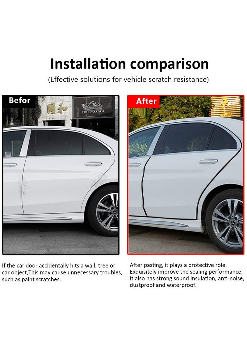 SYOSI Car  Rubber Seal, Automotive Door Rubber Seal Trim Seal Strip with Side Bulb for Cars, Boats, Trucks, RVs and Home Applications - PVC Bulb Trim with EPDM Rubber Seal (20Ft) - Image 5