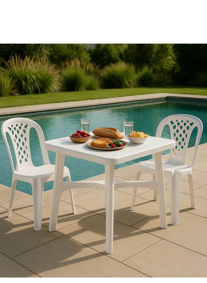 ALMUFARREJ Plastic kitchen table size 80x80 cm - Image 4