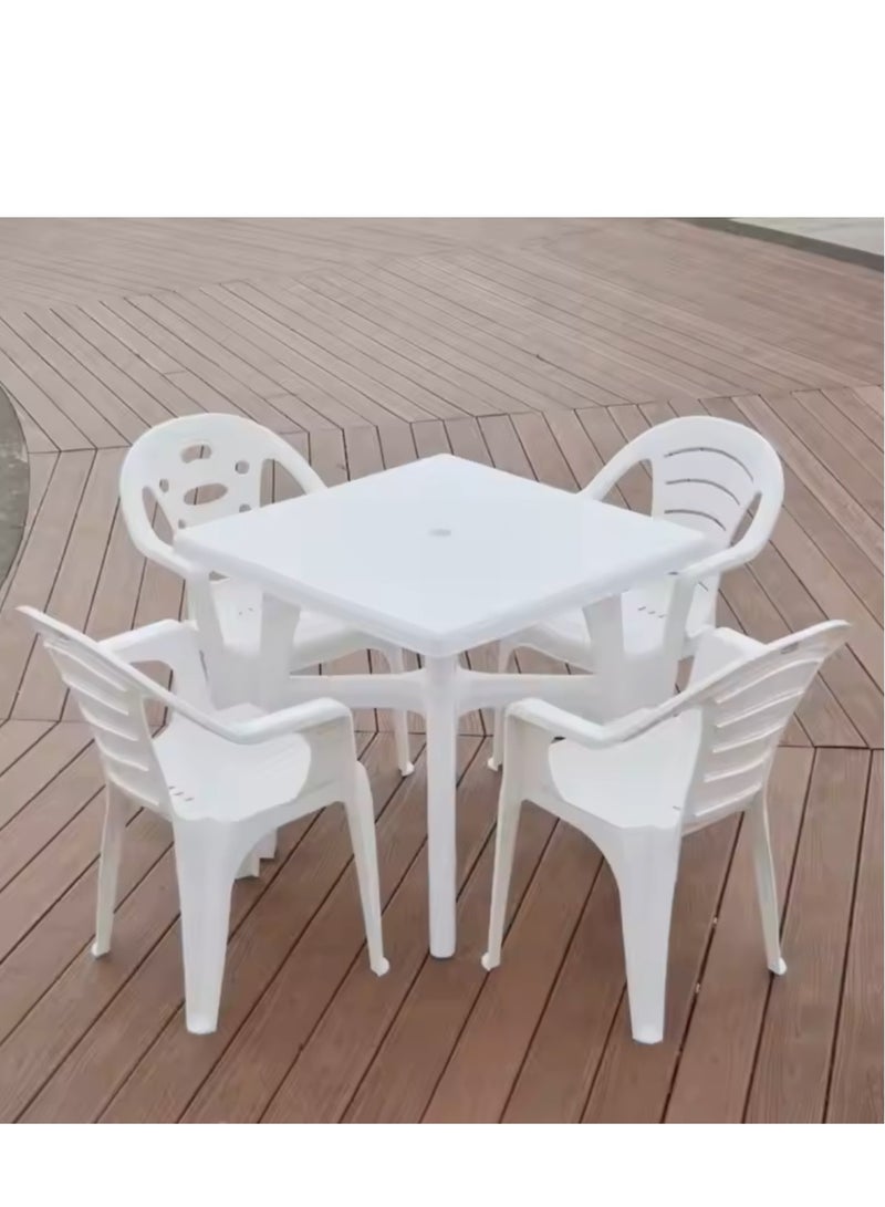 ALMUFARREJ Plastic kitchen table size 80x80 cm - Image 3