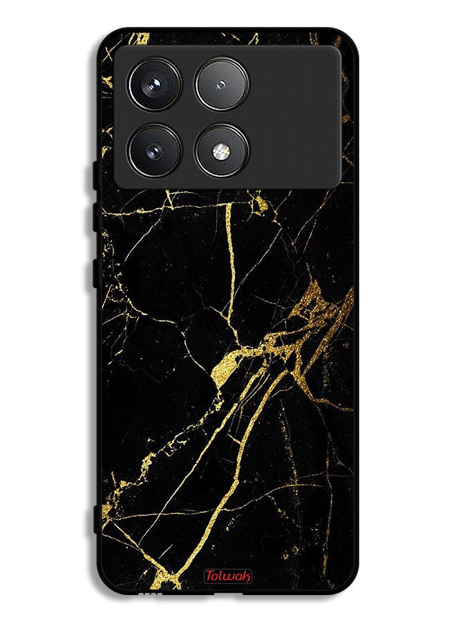 Tolwak Xiaomi Redmi K70 Pro Protective Case Cover Crack Marble - Image 1