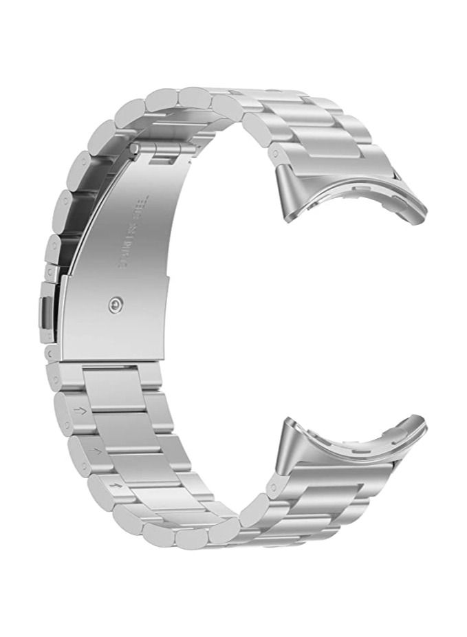 Replacement Bands Compatible with Google Pixel Watch Silver - Image 3