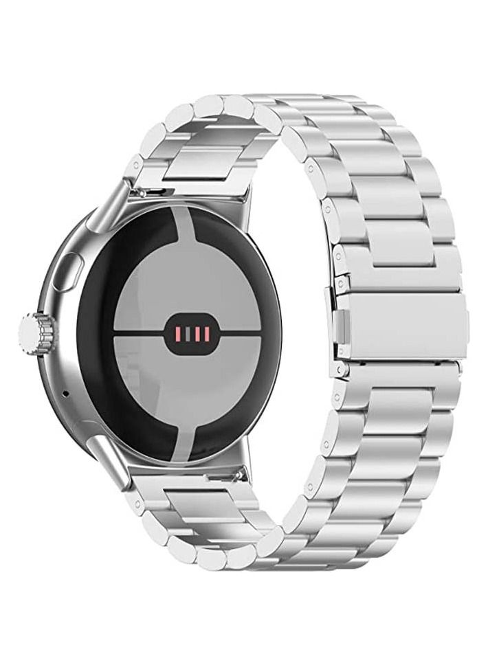 Replacement Bands Compatible with Google Pixel Watch Silver - Image 2