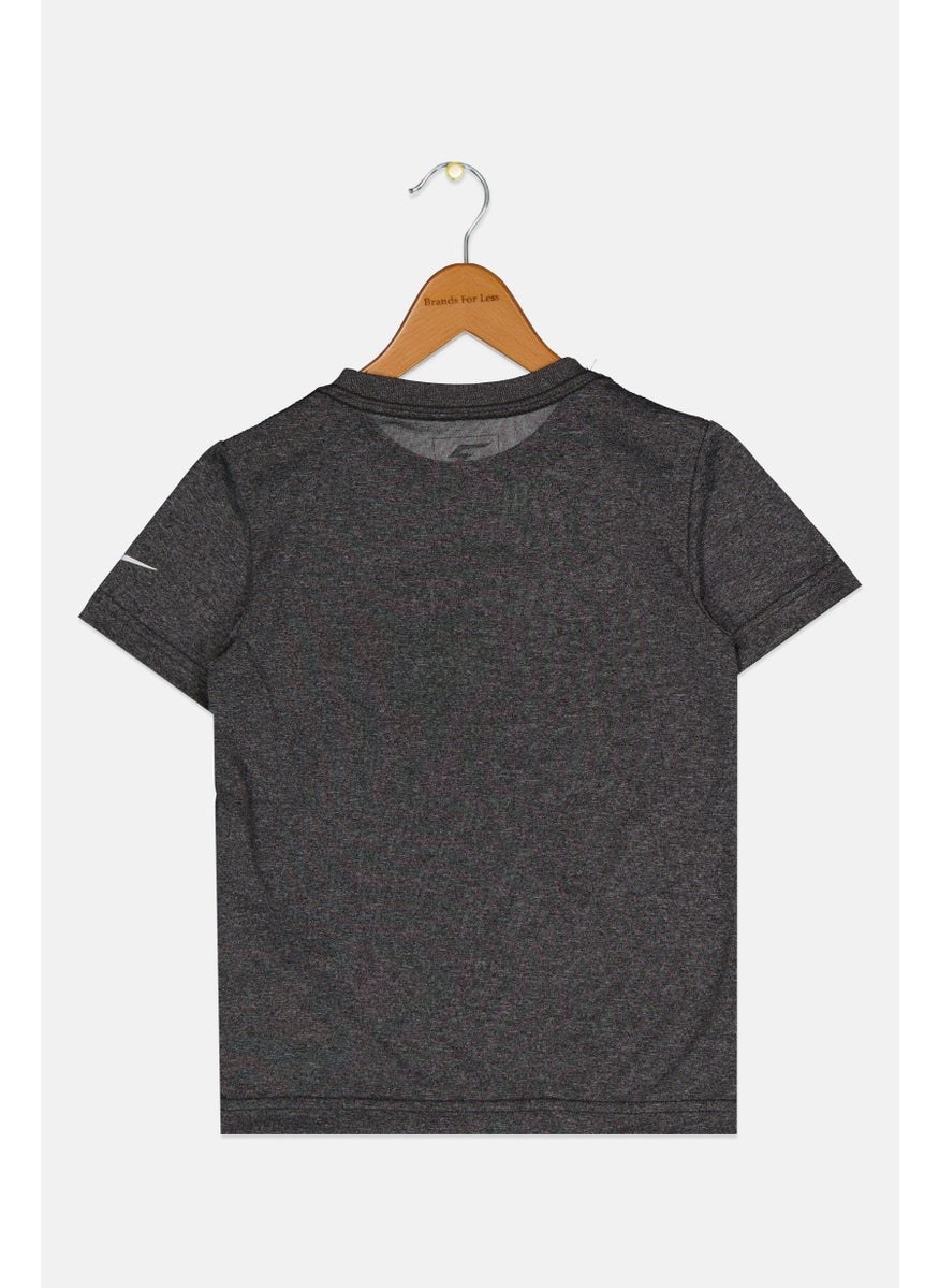 Nike 3Brand by Russell Wilson - Toddler  Boy Sportswear Fit Short Sleeves Outdoor T-Shirt, Dark Grey - Image 1