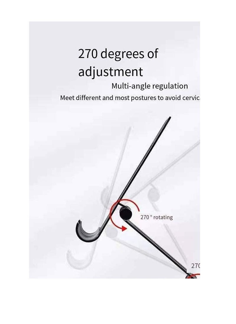 TYCOM TyCom Cell Phone Stand, Adjustable Phone Stand for Desk, Foldable Tablet Stand Holder for iPhone 12 Pro Max / 12 Mini / 11 SE X XS Samsung Galaxy S20+ S20 S10+ S10 iPad Pro/Air/Mini (Matel Double)  - Image 5