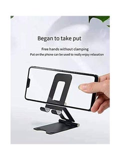 TYCOM TyCom Cell Phone Stand, Adjustable Phone Stand for Desk, Foldable Tablet Stand Holder for iPhone 12 Pro Max / 12 Mini / 11 SE X XS Samsung Galaxy S20+ S20 S10+ S10 iPad Pro/Air/Mini (Matel Double)  - Image 2
