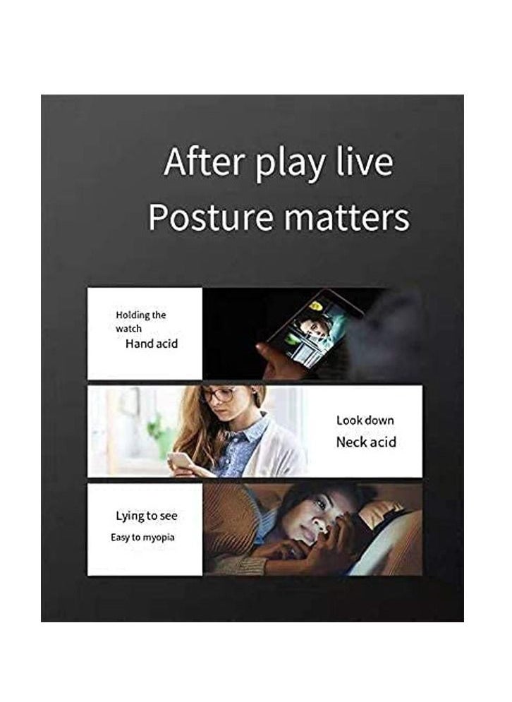 TYCOM TyCom Cell Phone Stand, Adjustable Phone Stand for Desk, Foldable Tablet Stand Holder for iPhone 12 Pro Max / 12 Mini / 11 SE X XS Samsung Galaxy S20+ S20 S10+ S10 iPad Pro/Air/Mini (Matel Double)  - Image 3