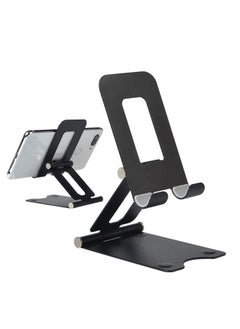 TYCOM TyCom Cell Phone Stand, Adjustable Phone Stand for Desk, Foldable Tablet Stand Holder for iPhone 12 Pro Max / 12 Mini / 11 SE X XS Samsung Galaxy S20+ S20 S10+ S10 iPad Pro/Air/Mini (Matel Double)  - Image 1