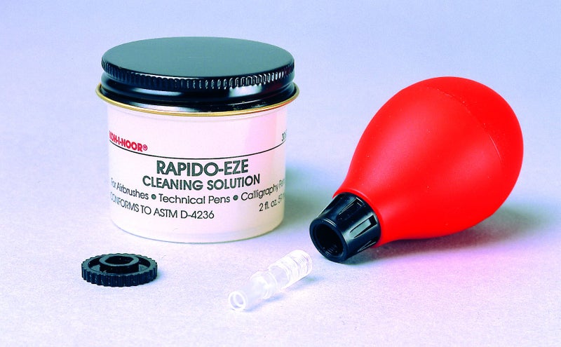 Koh-I-Noor Pressure Pen Cleaning Kit, including Rapido-EzeCleaning Solution and Syringe, 1 Kit (3068SYKT) - Image 2