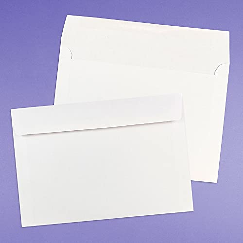 JAM PAPER 7 x 10 Booklet Commercial Envelopes - White - 50/Pack - Image 4