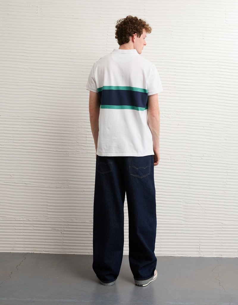 American Eagle AE Slim Fit Stretch Polo Shirt - Image 2