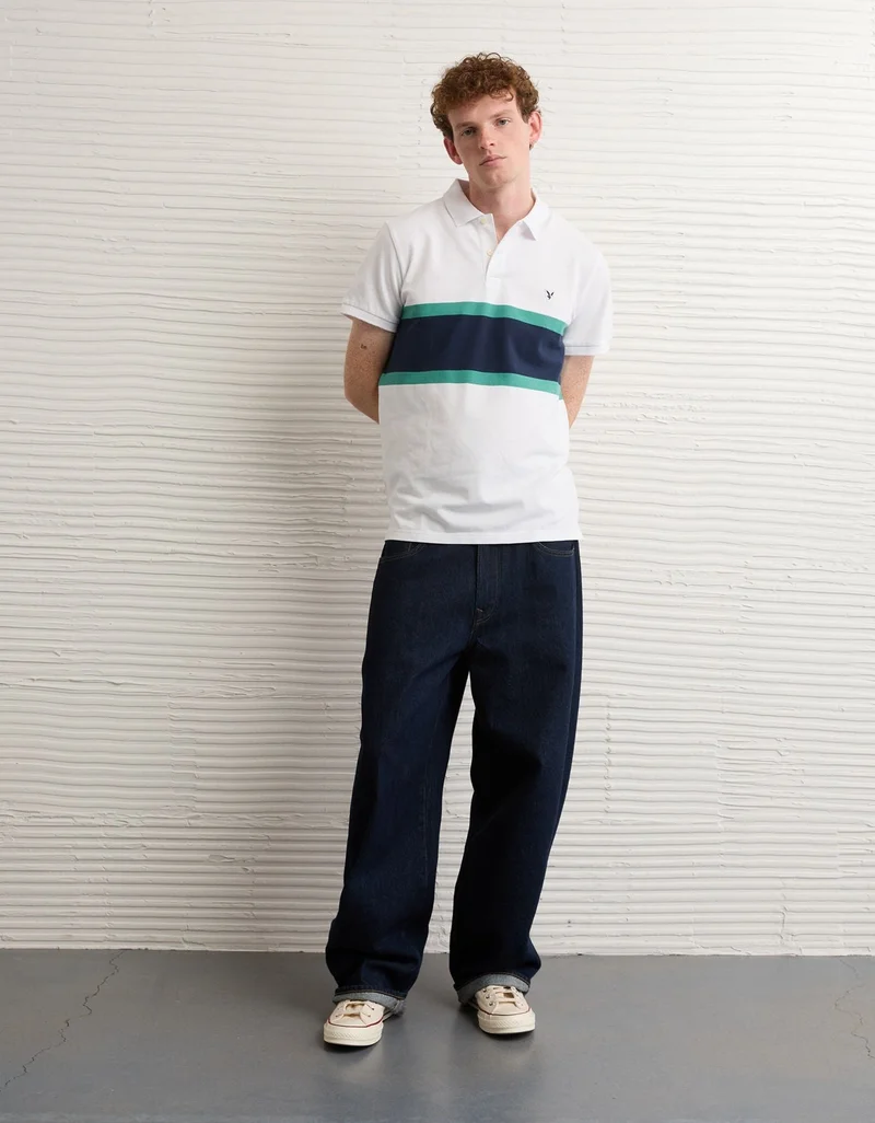 American Eagle AE Slim Fit Stretch Polo Shirt