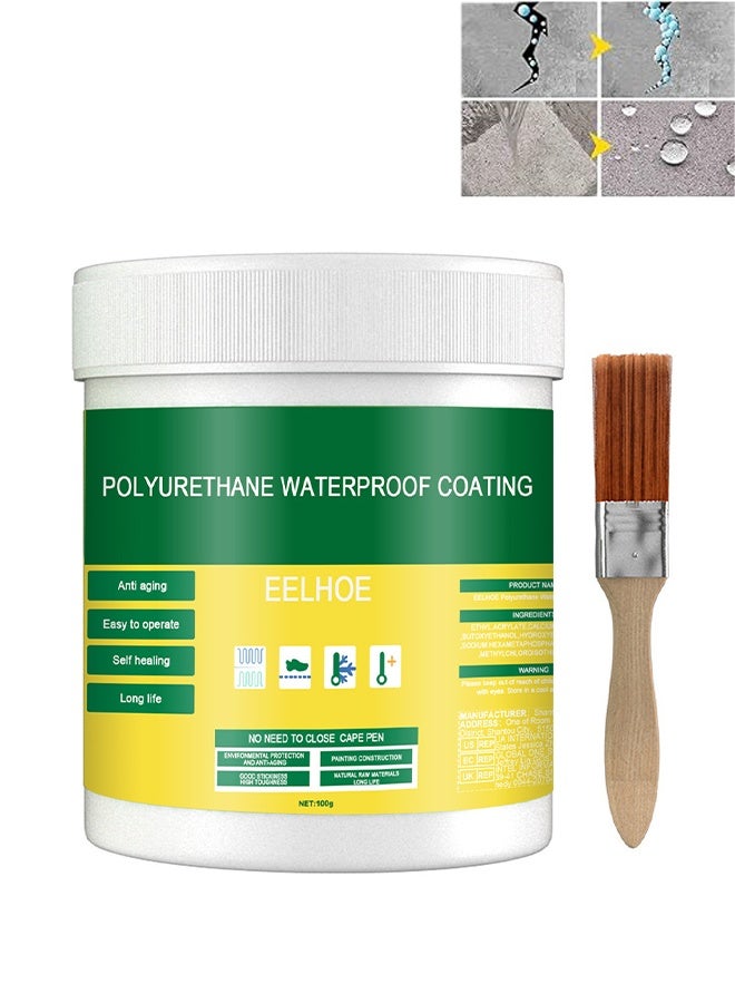 إيلهو عامل مانع تسرب غير مرئي 100g, مانع تسرب شفاف إصلاح, مانع تسرب قوي للغاية طلاء مضاد للماء للحمام والمطبخ - Image 1