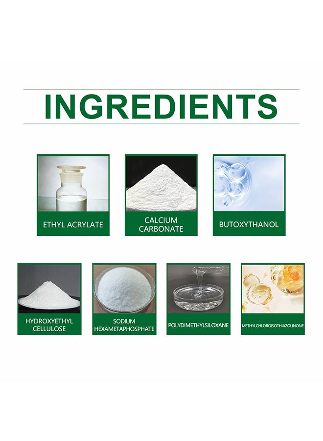 إيلهو عامل مانع تسرب غير مرئي 100g, مانع تسرب شفاف إصلاح, مانع تسرب قوي للغاية طلاء مضاد للماء للحمام والمطبخ - Image 5