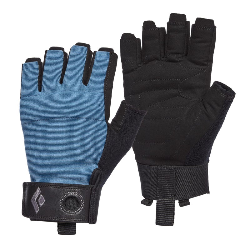 Black Diamond Equipment Crag Half-Finger Gloves - Astral Blue - Large - Image 1