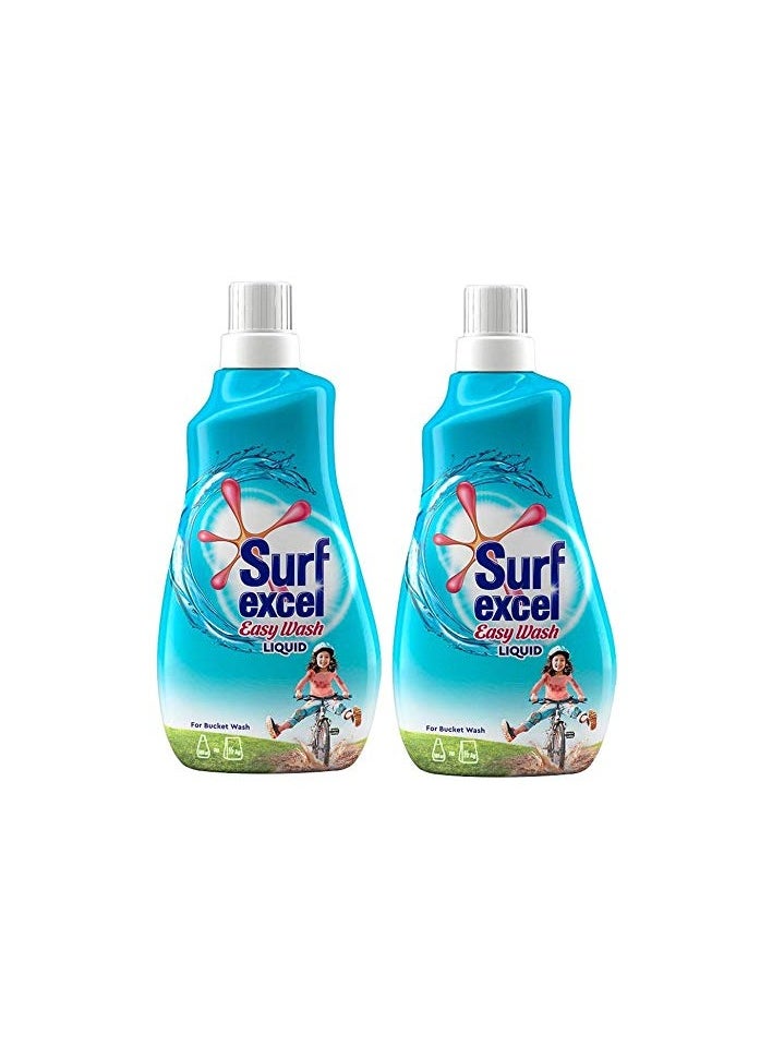 Surf excel Surf Excel Easy Wash Detergent Liquid 500 ML (Pack of 2)  - Image 1