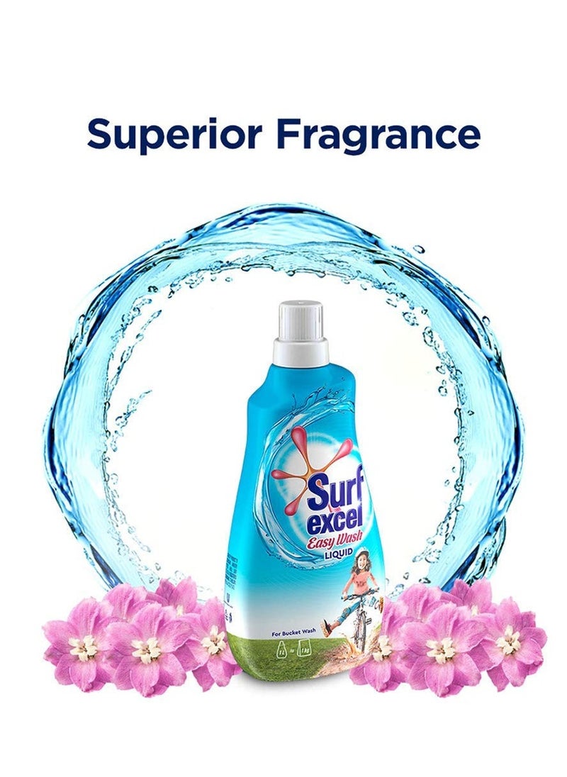 Surf excel Surf Excel Easy Wash Detergent Liquid 500 ML (Pack of 2)  - Image 4