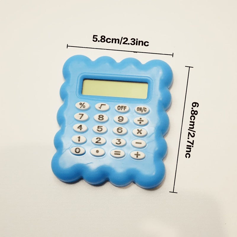 Green Cookie Themed Calculator Compact Size for Student Office Use with Button Battery - Image 2