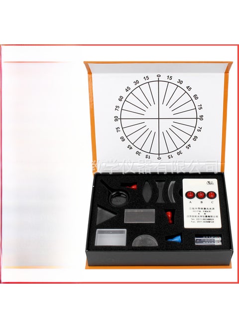 Optical Experiment Kit - Prism Convex Concave Lens Set