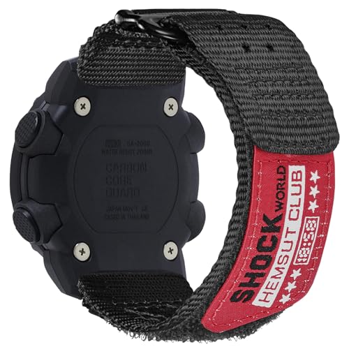 DAVILANE 24mm Watch Band Strap for Casio GA-2000 PRG-600/650 PRW-6600, Super Rugged Nylon Sports Strap - Image 1