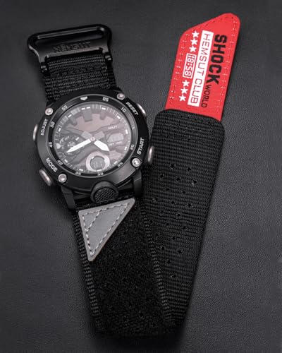 DAVILANE 24mm Watch Band Strap for Casio GA-2000 PRG-600/650 PRW-6600, Super Rugged Nylon Sports Strap - Image 2