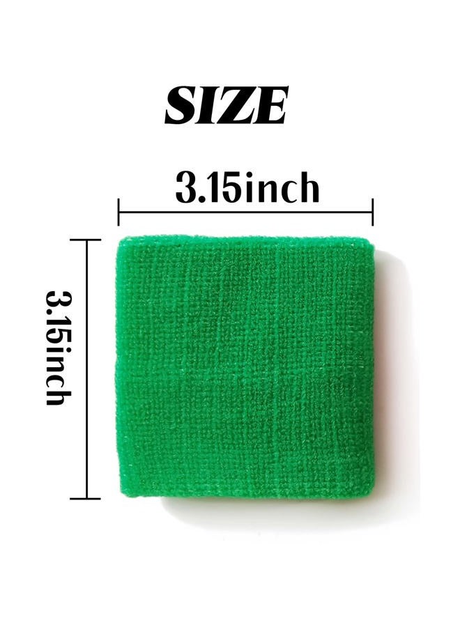 NSBELL 24PCS Colorful Sports Wristbands Cotton Sweatband Wristbands Wrist Sweatbands Wrist Sweat Bands for for Men and Women, Good for Tennis, Basketball, Running, Gym, Working Out (12Pair) - Image 2